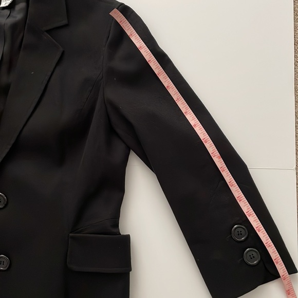 Nine West Black Jacket/Blazer - 3/4 sleeve, size 4 - Picture 6 of 10